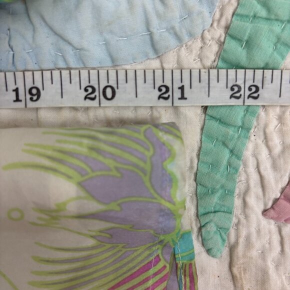 Jak & Rae Womens Multicolor Abstract Wide Leg Tie Front Cropped Pants Size 6 - Picture 9 of 9